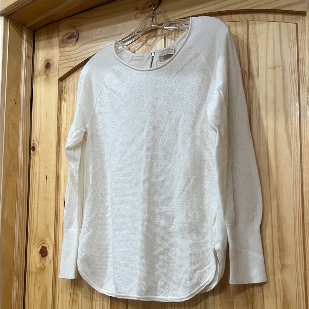 Telluride Clothing Company Cream/White Merino Wool Women's Sweater